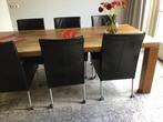 Eetkamertafel met 6 eetkamerstoelen, Huis en Inrichting, Complete eetkamers, 4 tot 6 stoelen, Ophalen of Verzenden, Zo goed als nieuw