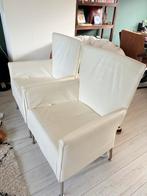 Witte stoelen (2), Huis en Inrichting, Gebruikt, Eenpersoons, 75 tot 100 cm, Ophalen of Verzenden