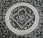 Rookset sigarettenbus luciferhouder asbak Indonesië dienblad, Ophalen of Verzenden