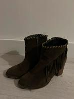 Donkergroene laarsjes, Ophalen, Lage of Enkellaarzen, Zo goed als nieuw, Groen