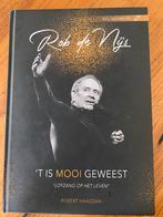 Boek en CD. Rob de Nijs “ ‘t is mooi geweest”, Boeken, Zo goed als nieuw, Verzenden