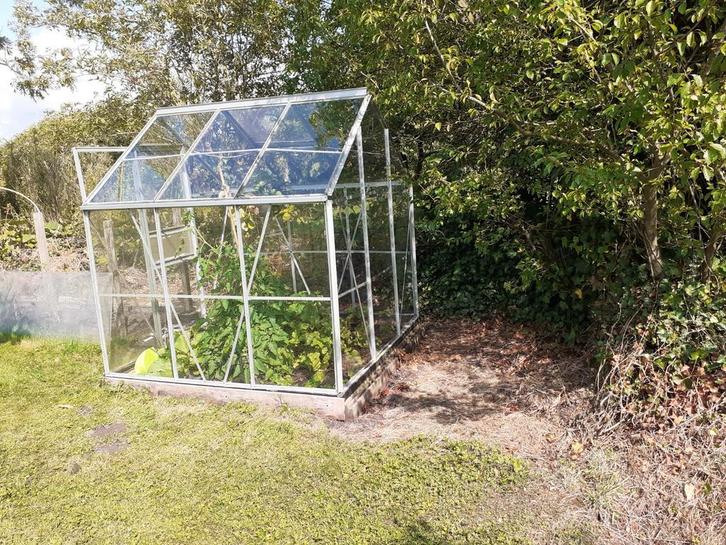Tuin-hobby kas, Tuin en Terras, Kassen, Gebruikt, Kweekkas, Aluminium, Polycarbonaat, Ophalen