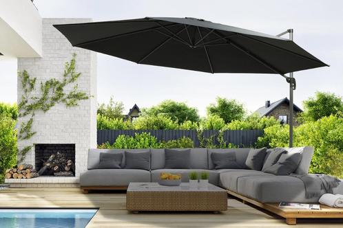 Zweefparasol met Hoes | Ø 400 cm, Tuin en Terras, Parasols, Nieuw, Zweefparasol, 3 tot 4 meter, Ophalen