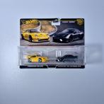 Hot Wheels Porsche Premium 2-Pack uit 2024, Kinderen en Baby's, Speelgoed | Speelgoedvoertuigen, Mattel, Mattel, Nieuw, Ophalen of Verzenden