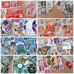 100 vintage postzegels voor ephemera, snailmail journal, Verzenden, Gebruikt