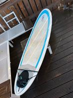 NSP 7’6 Surfboard, Boardbag, Leash – beginners / funboard, Watersport en Boten, Golfsurfen, Ophalen, Gebruikt