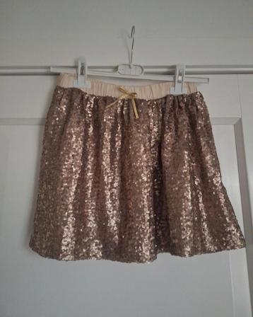 Nieuwe gouden Zara pailletten rok 164 beschikbaar voor biedingen