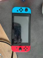 Nintendo switch met beschermlaag, Spelcomputers en Games, Spelcomputers | Nintendo Switch, Verzenden, Zo goed als nieuw, Met 2 controllers