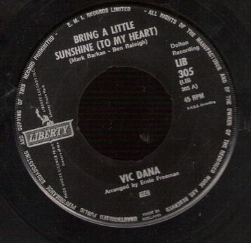 Vic Dana - Bring a Little Sunshine - That's All_SIXTIES beschikbaar voor biedingen