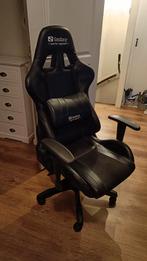 Sandberg Commander Gaming Chair - Zwart, Huis en Inrichting, Bureaustoelen, Ophalen, Gaming bureaustoel, Zo goed als nieuw, Zwart