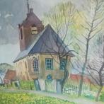 Schilderij Jo Rispens van Jouswier. Ingelijst. Circa 60 x 43, Ophalen