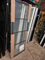 93x231,5cm binnendeur opdek R staallook zwart NDB900 SD8, 80 tot 100 cm, Binnendeur, Nieuw, Svedex