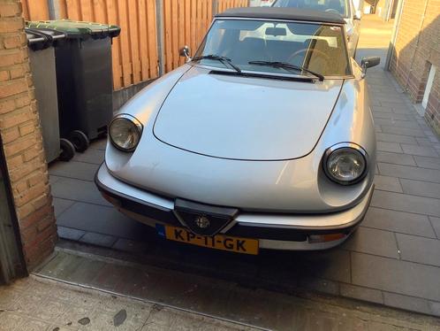 Alfa Romeo Spider 2.0 1984 Grijs, Auto's, Alfa Romeo, Particulier, Spider, Benzine, Cabriolet, Handgeschakeld, Origineel Nederlands