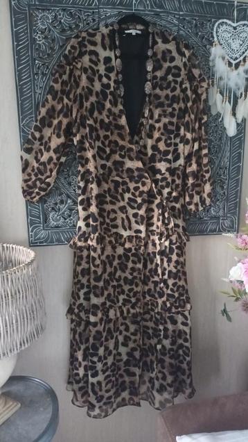 Miljuschka by Wehkamp Overslagjurk Tijgerprint Maat 50 beschikbaar voor biedingen