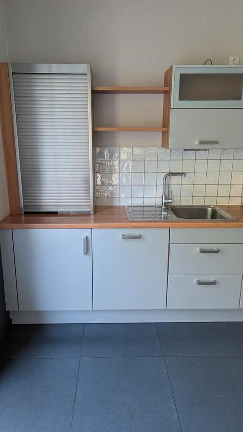 Complete keuken  incl apparatuur (zsm op te halen!), Huis en Inrichting, Keuken | Complete keukens, Gebruikt, Overige typen, Grijs