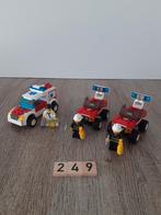 Lego City Doktersauto 7902..Brandweerauto's 7241 2x, Ophalen of Verzenden, Zo goed als nieuw