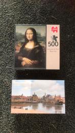 Vermeer Leonard da vinci mona Lisa, Hobby en Vrije tijd, Denksport en Puzzels, Ophalen of Verzenden, Zo goed als nieuw