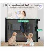 Traphekje zwart, Kinderen en Baby's, Traphekjes, Overige materialen, Nieuw, Oprolhekje, Ophalen of Verzenden