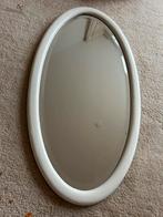 Ovale spiegel facetgeslepen, Huis en Inrichting, Woonaccessoires | Spiegels, 100 tot 150 cm, Gebruikt, 50 tot 75 cm, Ophalen