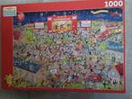 Nationale Postcode Loterij legpuzzel 1000st cartoon, Hobby en Vrije tijd, Denksport en Puzzels, Ophalen, 500 t/m 1500 stukjes