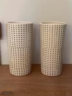 Scandinavische vaasjes 20 x 10 cm, Ophalen, Wit, Minder dan 50 cm, Glas