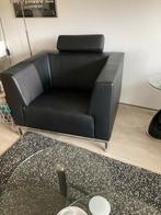 2 Montel fauteuils leer + tafels, Huis en Inrichting, Fauteuils, Ophalen, Gebruikt, Leer, 75 tot 100 cm