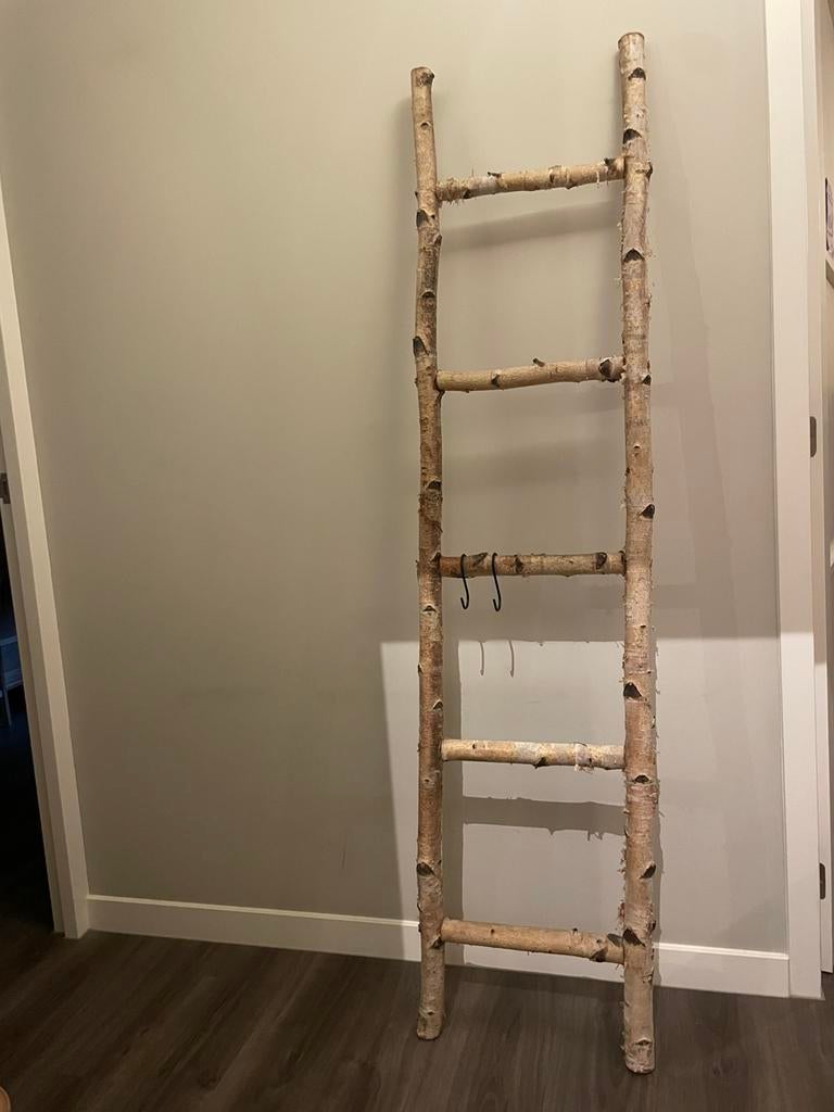 Decoratieve ladder van berkenhout, Kinderen en Baby's, Kinderkamer | Inrichting en Decoratie, Ophalen of Verzenden, Zo goed als nieuw