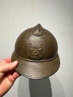 ABBL Belgische helm met binnenwerk, Verzamelen, Militaria | Algemeen, Ophalen of Verzenden, Landmacht, Overige gebieden, Helm of Baret