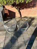Brocante Verzinkte Draadmanden - Kerstboom/Haardhout, Ophalen, Zo goed als nieuw, Overige materialen, Binnen