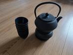 Gietijzeren theepot en kopjes van het merk Bredemeijer, Antiek en Kunst, Ophalen of Verzenden