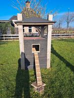 Kippenhok hooihuis zwart douglas, Ophalen