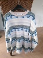 Wintertrui, wol met Noorse motieven, Michele Valerie, Mt L, Kleding | Dames, Truien en Vesten, Ophalen, Gedragen, Maat 42/44 (L)