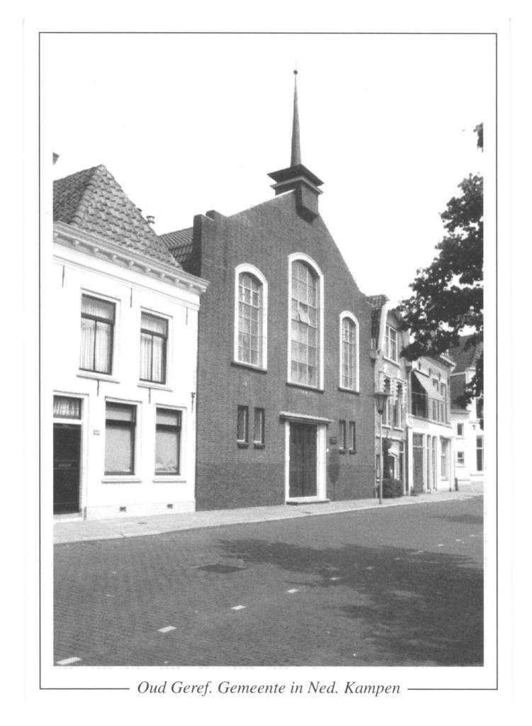 987421 Kampen ov 1092 Oud geref Gemeente Nette oude kaart, Ophalen of Verzenden, 1980 tot heden, Ongelopen, Overijssel