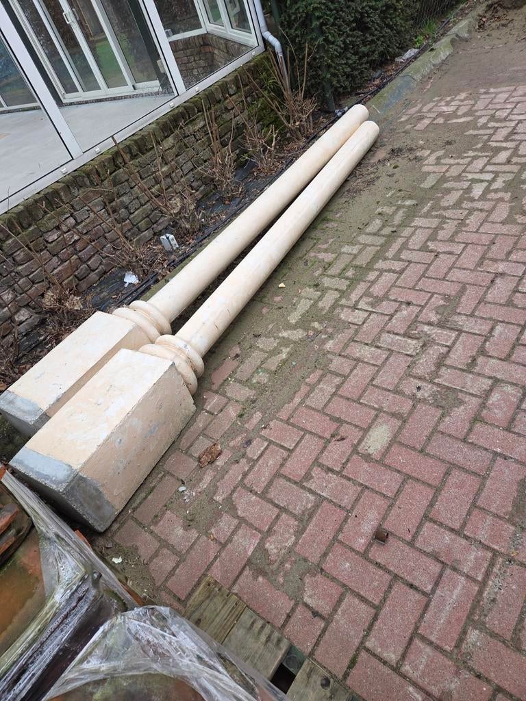 2 Betonnen Zuilen / Pilaren - 3 Meter Hoog, Ophalen, Gebruikt