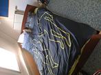 2 persoons bed, gebruikt, ikea, Huis en Inrichting, Ophalen, Gebruikt, Bruin, Tweepersoons