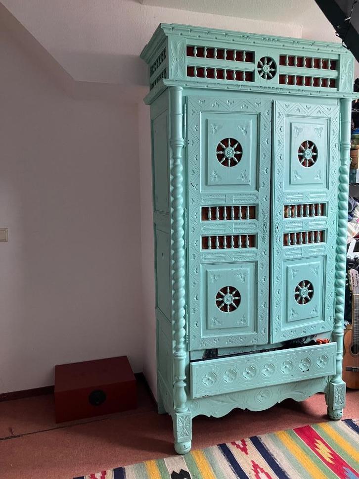 (kleding) Kast Hout, Antiek en Kunst, Antiek | Meubels | Kasten, Ophalen