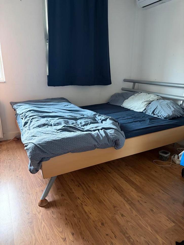 Tweepersoonsbed 160x200, Huis en Inrichting, Slaapkamer | Complete slaapkamers, Gebruikt, Tweepersoons, Ophalen