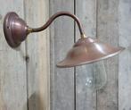 Nostalgische stallamp koper - WK1 buitenlamp monumentaal, Antiek en Kunst, Antiek | Lampen, Ophalen