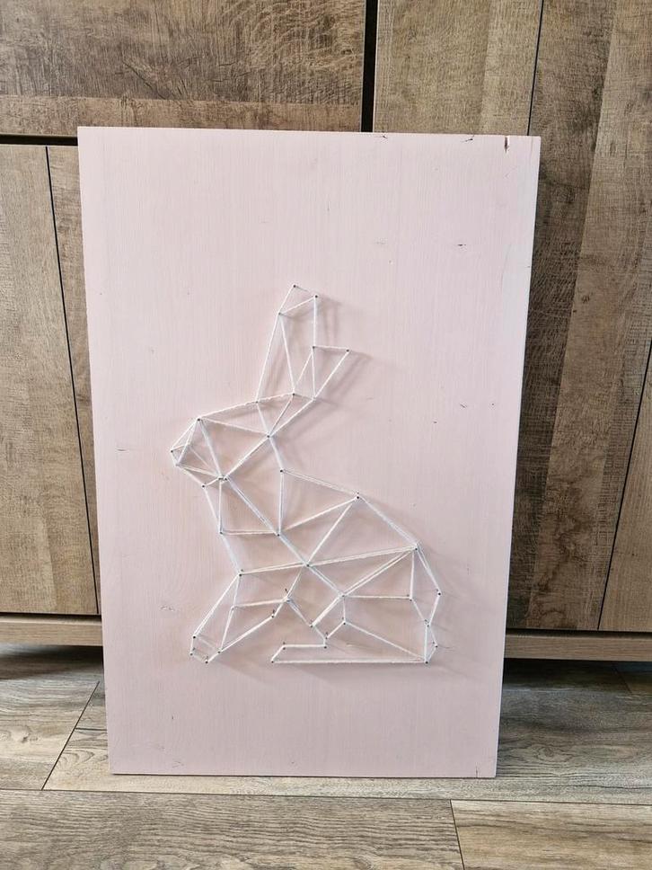 Leuk 3D wanddecoratie met konijn, Kinderen en Baby's, Kinderkamer | Inrichting en Decoratie, Zo goed als nieuw, Wanddecoratie