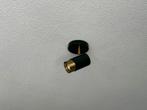 Twee plafondspots donkergroen en messing, Ophalen, Metaal of Aluminium, Zo goed als nieuw, Led