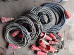 5 Krachtstroom kabels + 8 verloop kabels, Ophalen of Verzenden, Kabel of Snoer