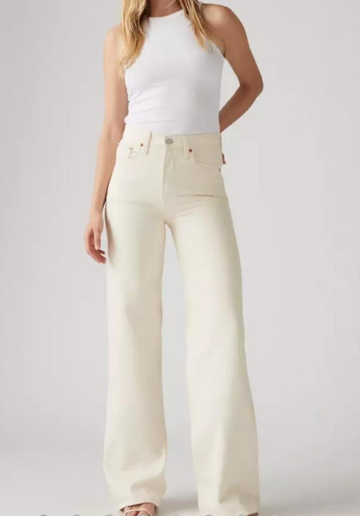 Nieuw  levi,s ribcage wide leg jeans  29/32, Kleding | Dames, Spijkerbroeken en Jeans, Nieuw, W28 - W29 (confectie 36), Overige kleuren