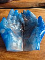 Epoxy schaal en hand, Ophalen, Overige materialen, Schaal, Rond