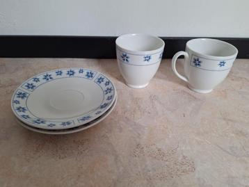 Leuke Retro Kop en Schotels (2 stuks) beschikbaar voor biedingen