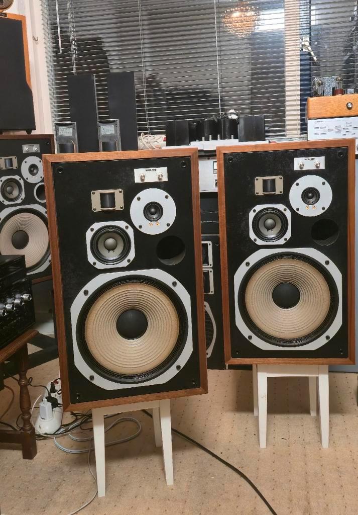 Pioneer HPM-100 Luidsprekers - Topklasse!, Audio, Tv en Foto, Luidsprekers, Gebruikt, Front, Rear of Stereo speakers, Overige merken