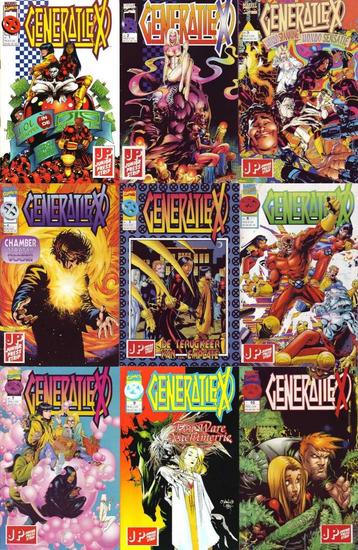 Generatie X: 9 comics beschikbaar voor biedingen