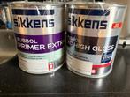 Sikkens Rubbol XD High Gloss Combi (samen), Doe-het-zelf en Verbouw, Verf, Beits en Lak, Zwart, Nieuw, Ophalen of Verzenden, Verf