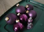paarse kerstballen, Ophalen of Verzenden, Zo goed als nieuw