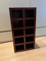 Kastje, Huis en Inrichting, Met plank(en), Gebruikt, Teakhout, 25 tot 50 cm