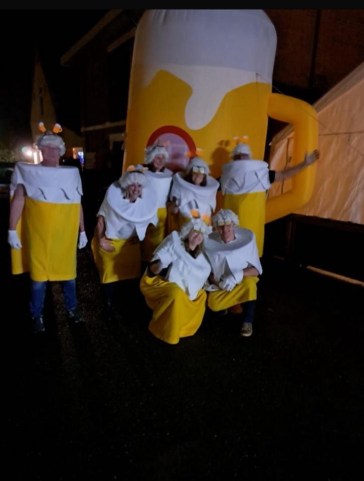 10 unieke Bierpakken, Kleding | Heren, Carnavalskleding en Feestkleding, Zo goed als nieuw, Kleding, Carnaval, Overige maten, Ophalen